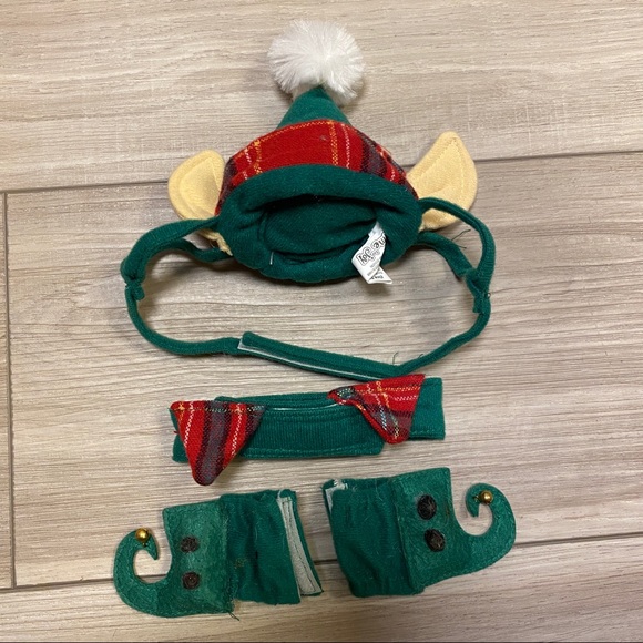 6 Cat Costumes Gold Fish Pumpkin Pirate Elf Bundle - Picture 6 of 7